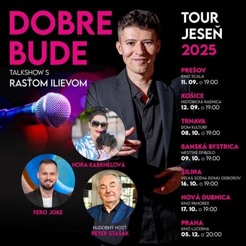 DOBRE BUDE – Talkshow s Rasťom Ilievom, TRNAVA