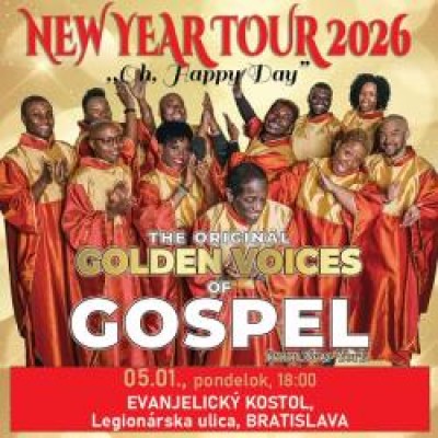 The Original Golden Voices Of Gospel z New Yorku - novoročný gospel koncert