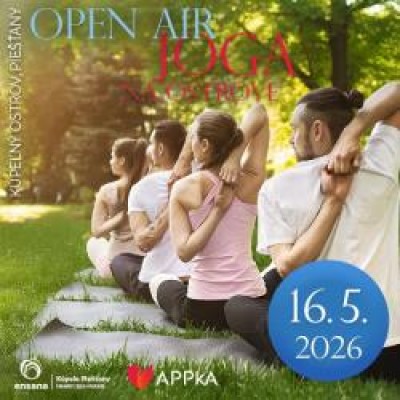 OPEN AIR JOGA na Kúpeľnom ostrove v Piešťanoch