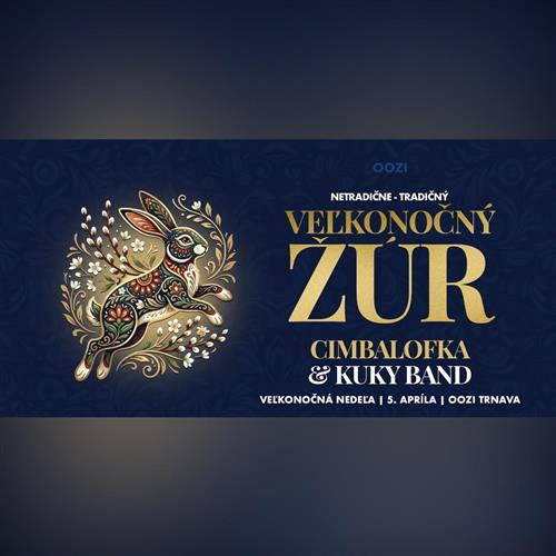 VELKONOĆNÝ ŽÚR 5.APRIL | TRNAFSKÁ CIMBALOFKA & KUKY BAND