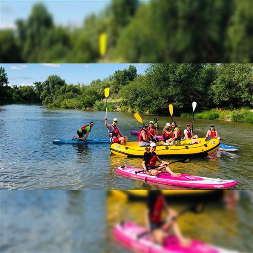 Splav Váhu - Brunovce – Piešťany (Hostia - Camping Pullman)